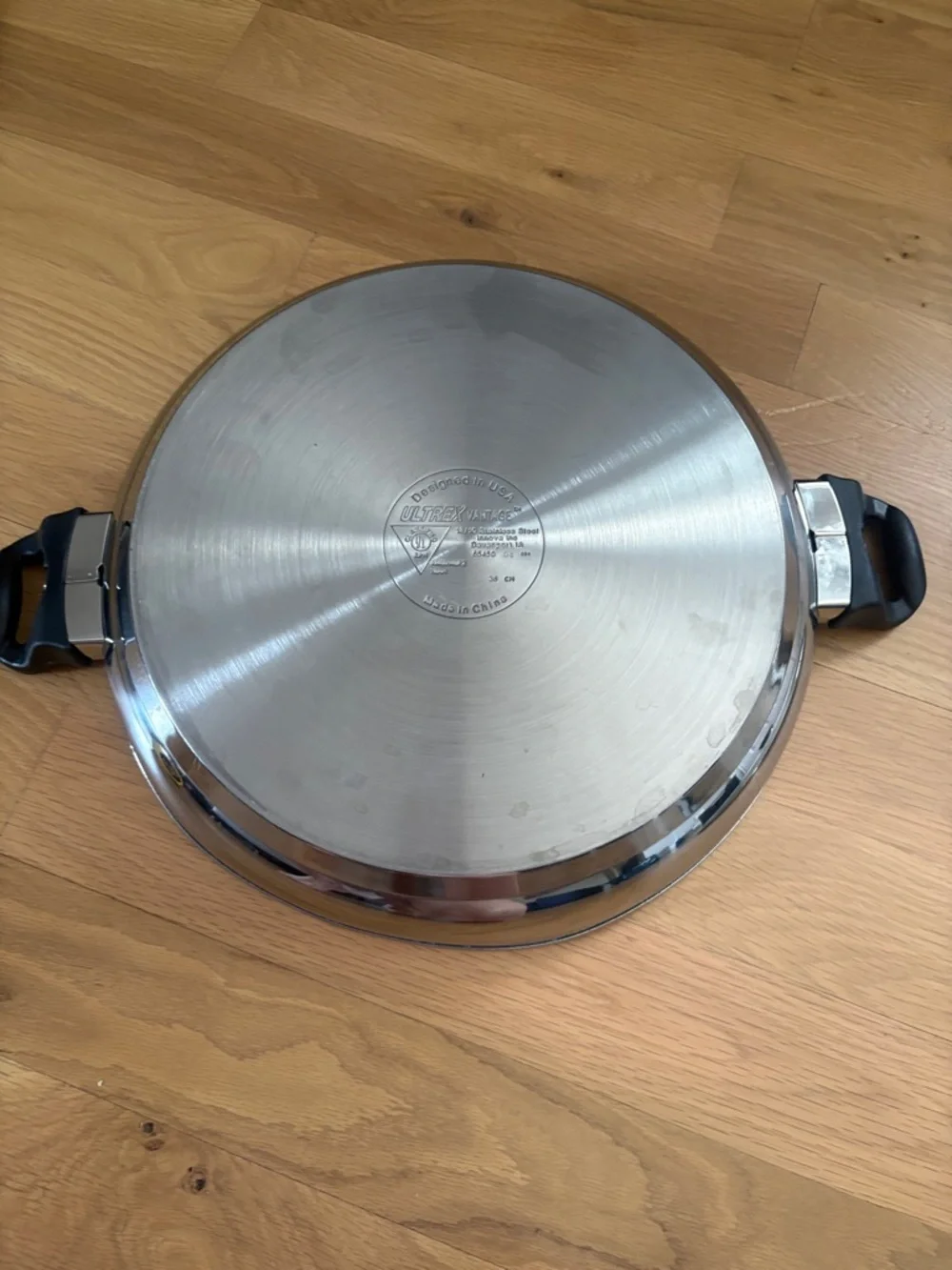 Ultrex Vantage XL Black Nonstick Saute Pan with Glass Lid